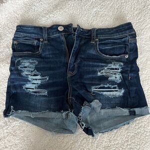 Blue American Eagle jean shorts